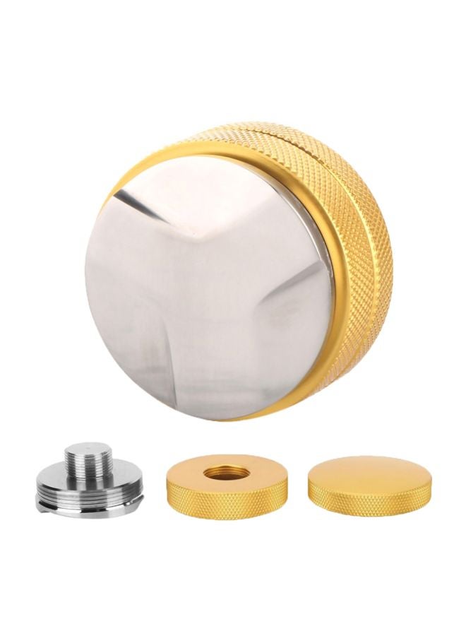 non Coffee Bean Tamper Gold 58mm - Image 1